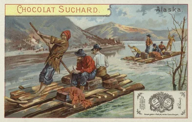 Voyage en radeau, Alaska